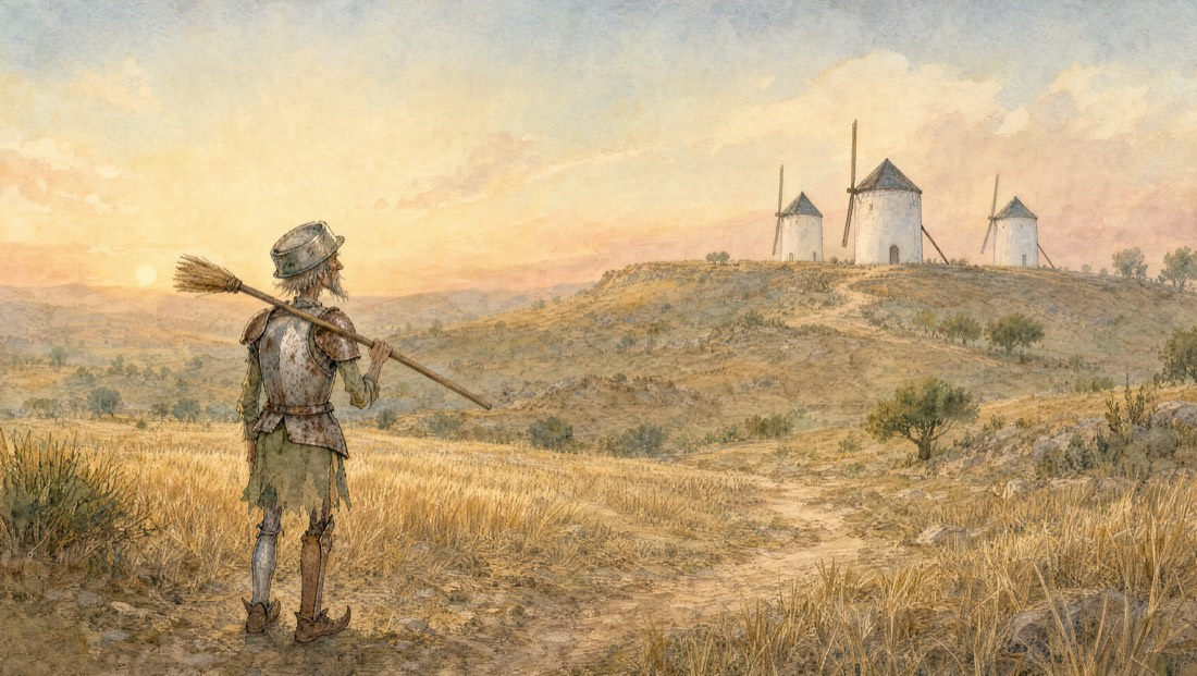 Don Quixote, pages 4–5