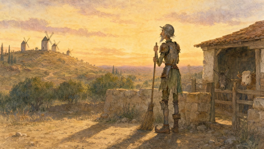 Don Quixote, pages 10–11