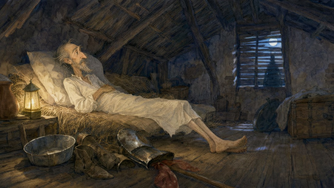 Don Quixote, pages 14–15