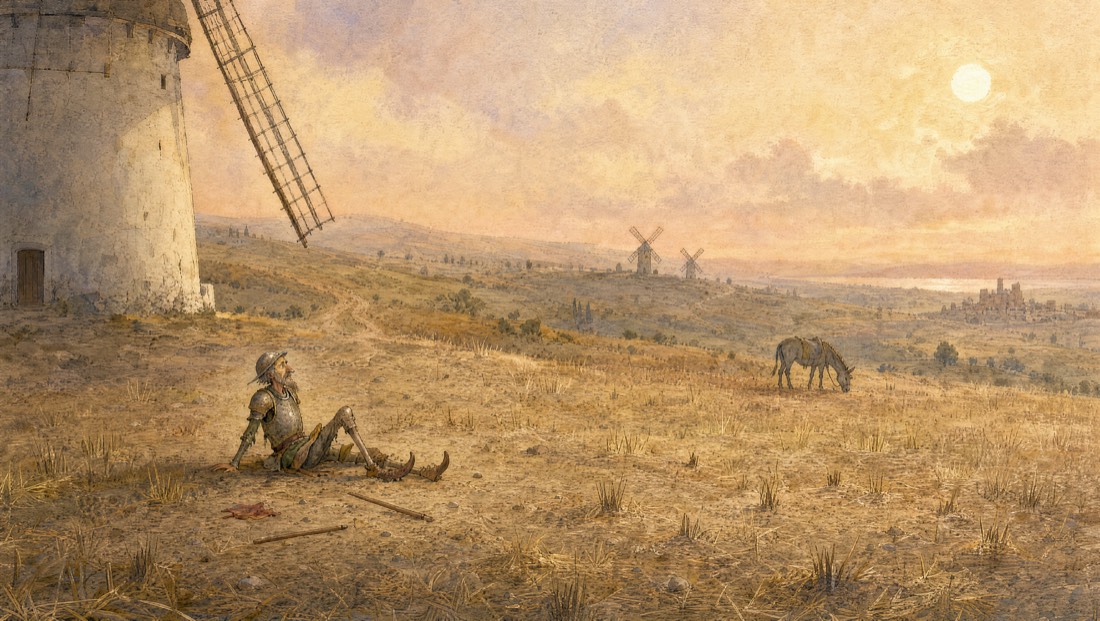 Don Quixote, pages 20–21