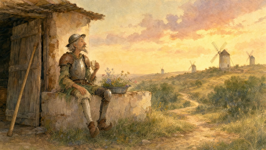 Don Quixote, pages 32–33